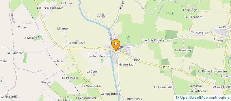 localisation de l'entreprise GALERIE ALFRED NICAISE à COURGEON