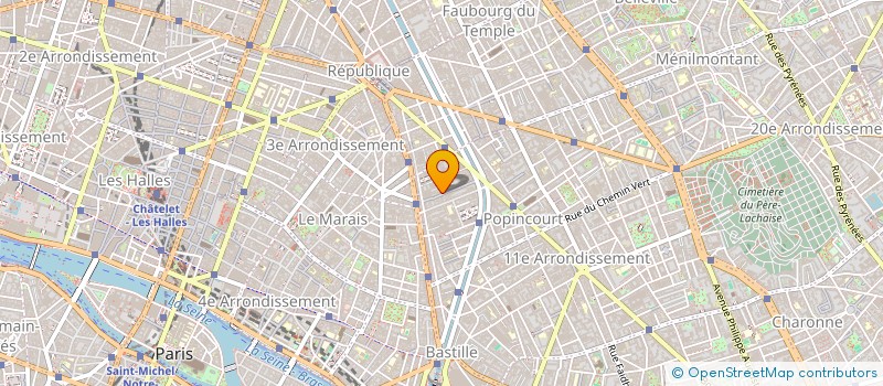 localisation de l'entreprise GALERIE ANTOINE CANDAU  PARIS