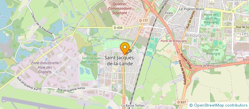 localisation de l'entreprise GALERIE ANTRE DEUX  SAINT-JACQUES-DE-LA-LANDE