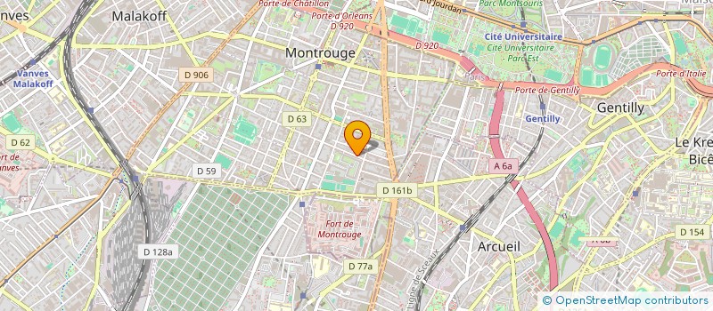 localisation de l'entreprise GALERIE ART Z à MONTROUGE