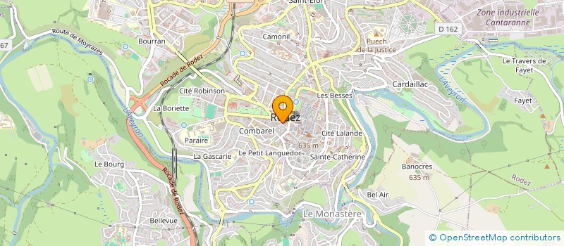 localisation de l'entreprise GALERIE ARTIVES à RODEZ