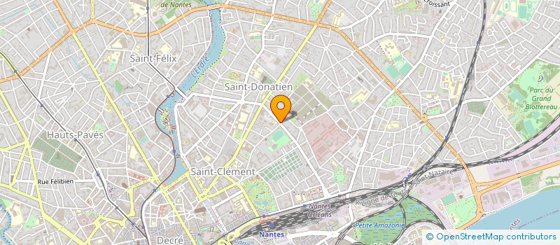 localisation de l'entreprise GALERIE B à NANTES