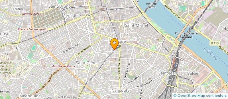 localisation de l'entreprise GALERIE BALEINE  BORDEAUX