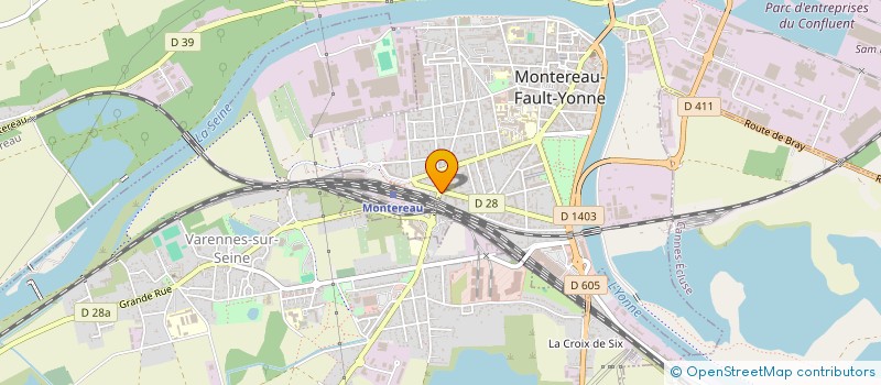 localisation de l'entreprise GALERIE BREAU  VARENNES-SUR-SEINE