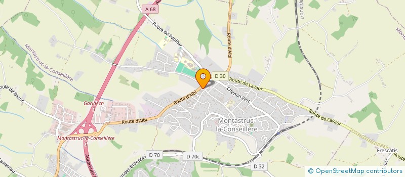 localisation de l'entreprise GALERIE CACJ  MONTASTRUC-LA-CONSEILLERE