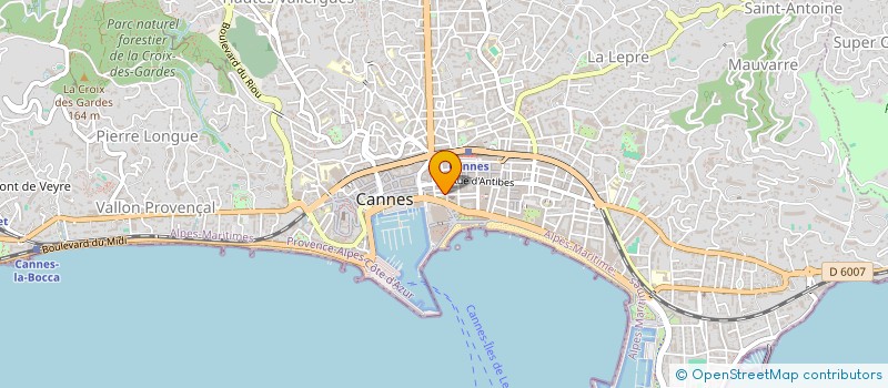 localisation de l'entreprise GALERIE CAROLINE  CANNES