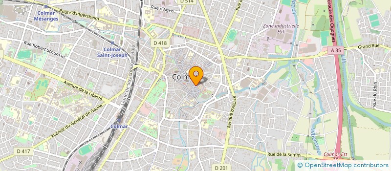 localisation de l'entreprise GALERIE CARTEL  COLMAR