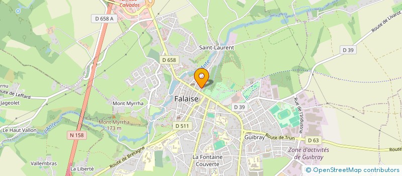 localisation de l'entreprise GALERIE CHARLES VATINEL à FALAISE