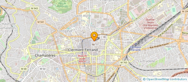 localisation de l'entreprise GALERIE CHRISTIANE VALLE à CLERMONT-FERRAND