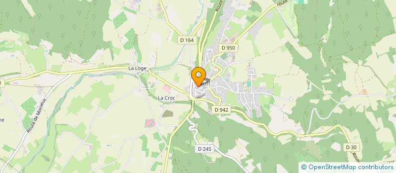 localisation de l'entreprise GALERIE CLUB ANNE GIRARD à SAULT