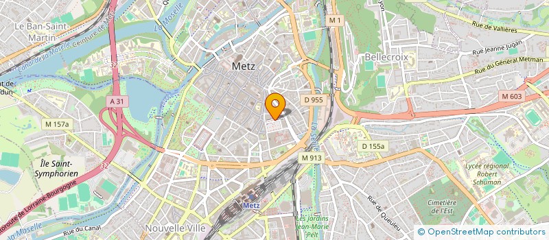 localisation de l'entreprise GALERIE COISLIN à METZ