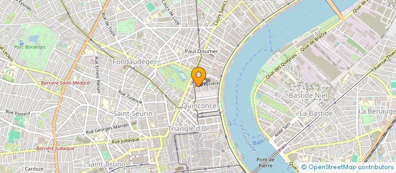 localisation de l'entreprise GALERIE COX  BORDEAUX