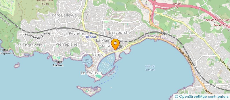 localisation de l'entreprise GALERIE D ART VICTORIA  BANDOL