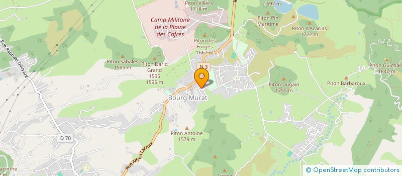 localisation de l'entreprise GALERIE D'ARTS EVENTS  LE TAMPON