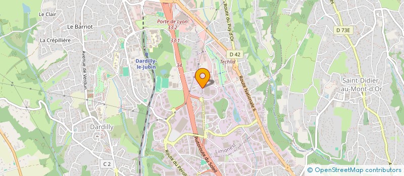 localisation de l'entreprise GALERIE DALART  DARDILLY