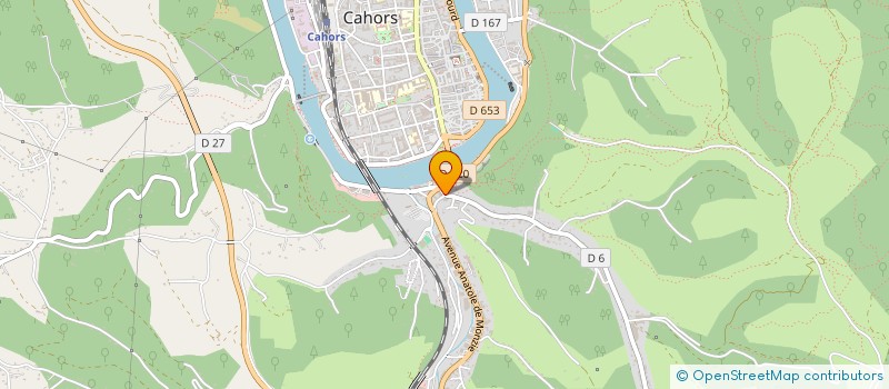 localisation de l'entreprise GALERIE DE LA MERCI  CAHORS