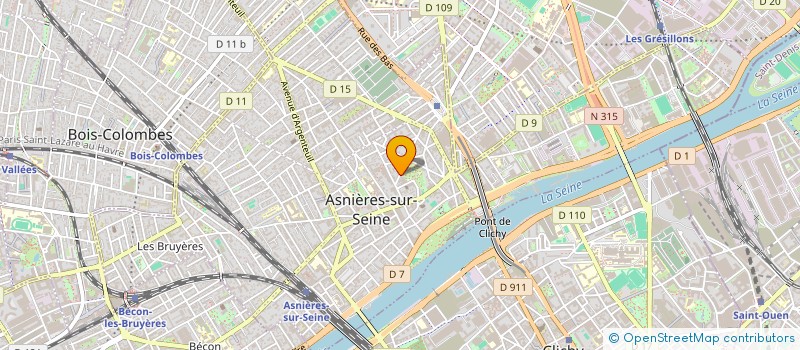 localisation de l'entreprise GALERIE DE LARDEMELLE à ASNIERES-SUR-SEINE