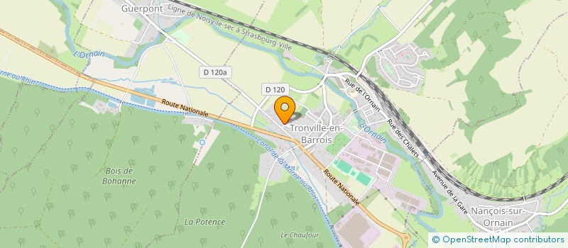 localisation de l'entreprise GALERIE DE PROJETS à TRONVILLE-EN-BARROIS