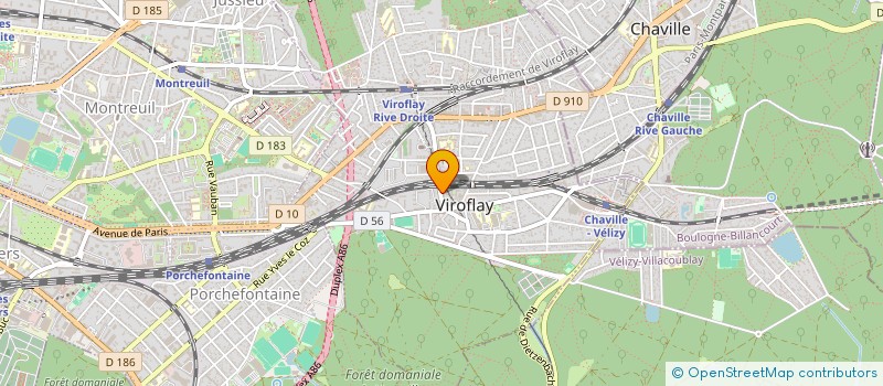 localisation de l'entreprise GALERIE DELAVIGNE  VIROFLAY