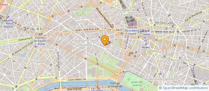 localisation de l'entreprise GALERIE DES ARTS  PARIS