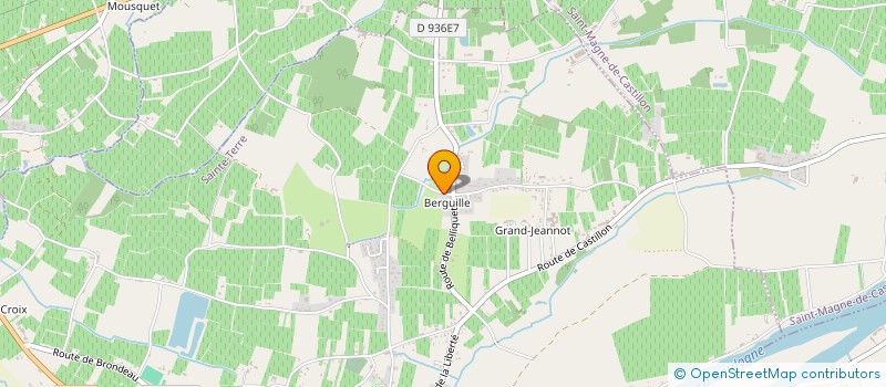 localisation de l'entreprise GALERIE DES FLEURS  SAINTE-TERRE