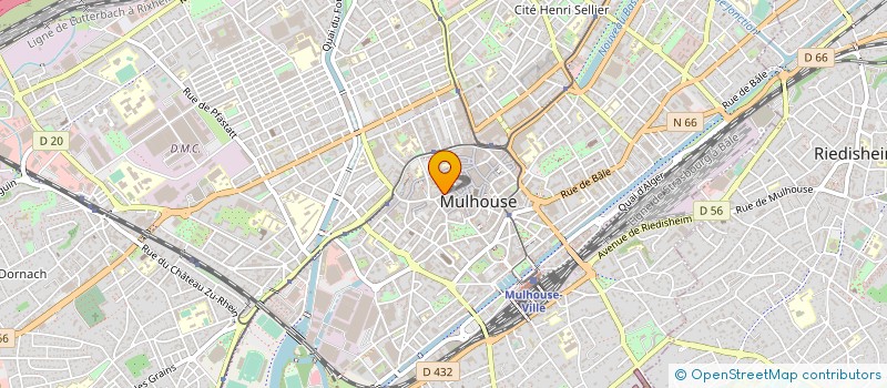 localisation de l'entreprise GALERIE DES TANNEURS à MULHOUSE