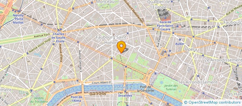 localisation de l'entreprise GALERIE DEUX MATIGNON  PARIS