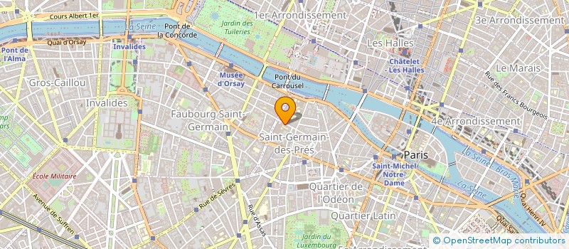 localisation de l'entreprise GALERIE DIURNE à PARIS