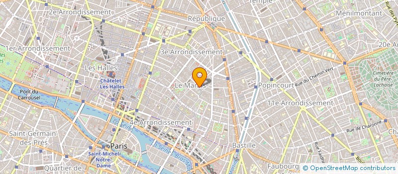 localisation de l'entreprise GALERIE DOMINIQUE FIAT  PARIS