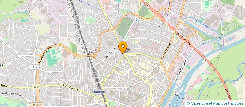 localisation de l'entreprise GALERIE DU BUREAU  ROANNE