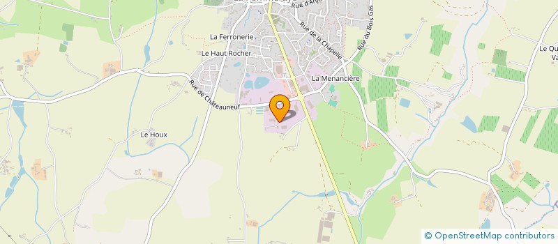 localisation de l'entreprise GALERIE DU LUMINAIRE à MAUGES-SUR-LOIRE