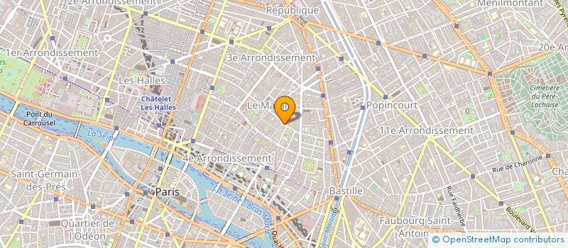 localisation de l'entreprise GALERIE DU MUSEE  PARIS