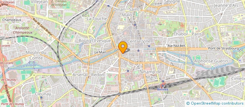 localisation de l'entreprise GALERIE EDOUARD JOSEF  RENNES