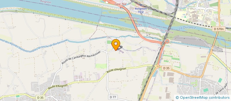 localisation de l'entreprise GALERIE EN CHAMPS T  BARBENTANE