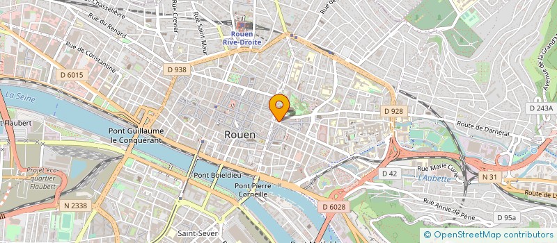 localisation de l'entreprise GALERIE GERARD BOUDIN à ROUEN