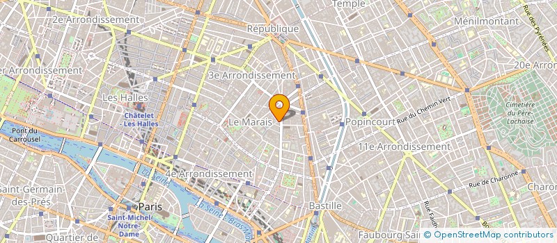 localisation de l'entreprise GALERIE GOSSEREZ  PARIS