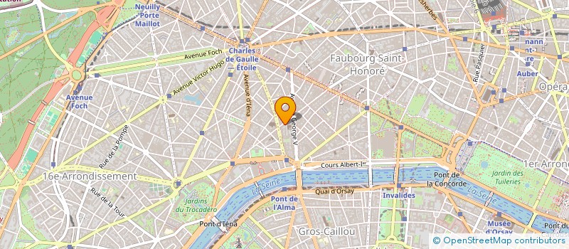 localisation de l'entreprise GALERIE J. C. BELLIER  PARIS