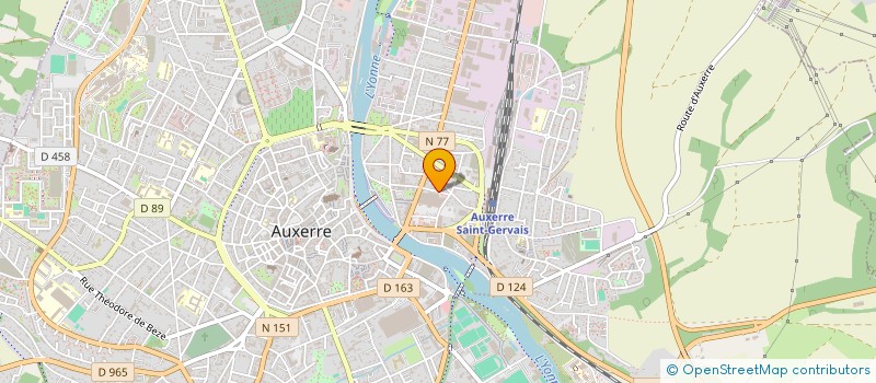 localisation de l'entreprise GALERIE JAURES à AUXERRE