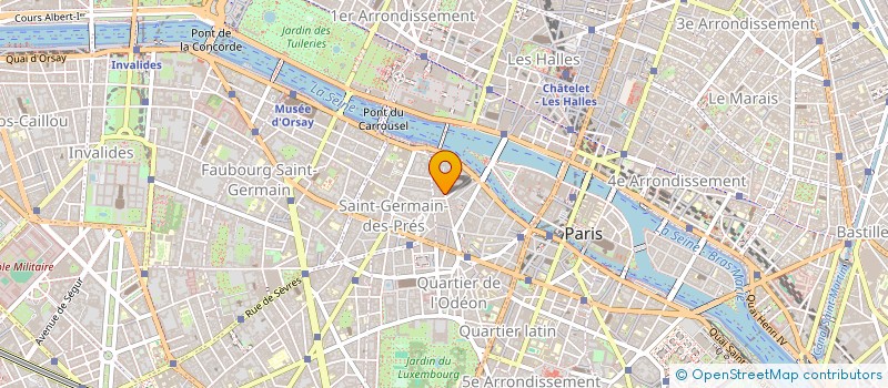 localisation de l'entreprise GALERIE JC ROBYN  PARIS