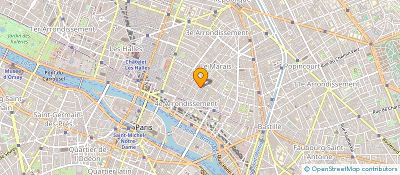 localisation de l'entreprise GALERIE JULIEN LOMBRAIL  PARIS