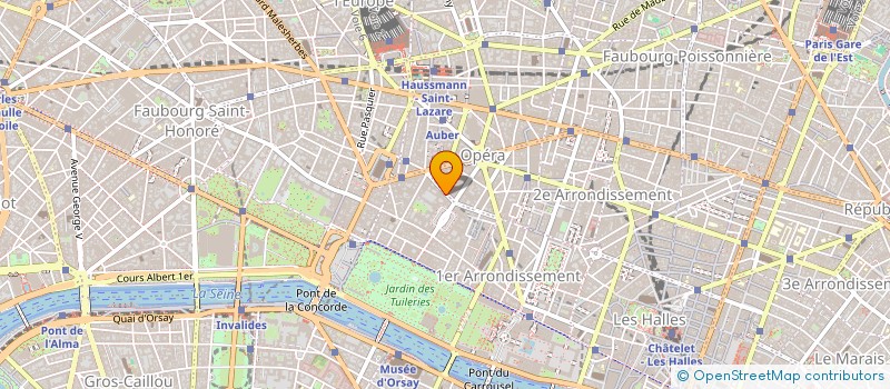 localisation de l'entreprise GALERIE K PARIS à PARIS