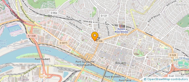 localisation de l'entreprise GALERIE - L'ART DES MARINES à ROUEN