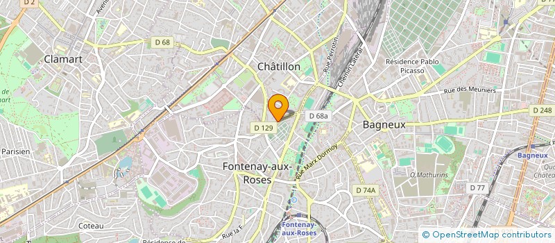 localisation de l'entreprise GALERIE L'HERITIER à CHATILLON