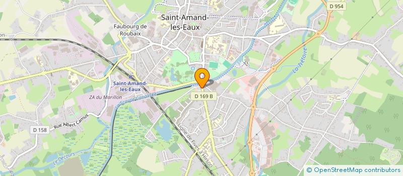 localisation de l'entreprise GALERIE LANTERI  SAINT-AMAND-LES-EAUX