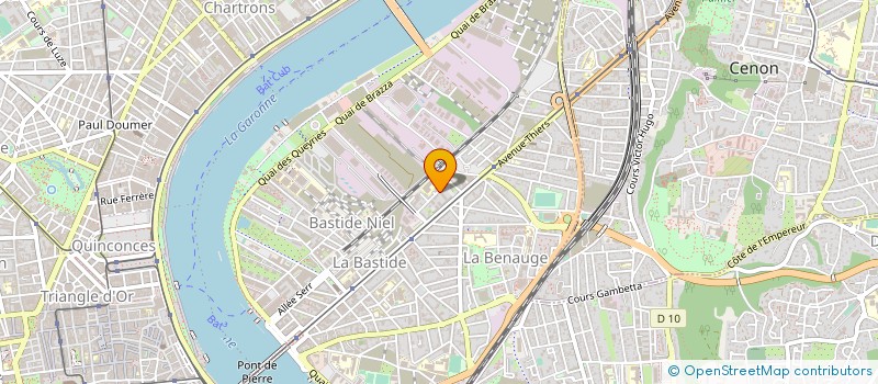 localisation de l'entreprise GALERIE LAURENTIENNE à BORDEAUX