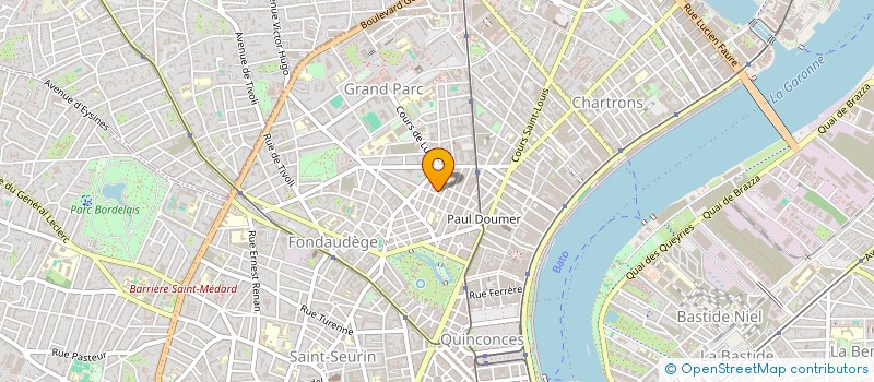 localisation de l'entreprise GALERIE LEYMARIE  BORDEAUX