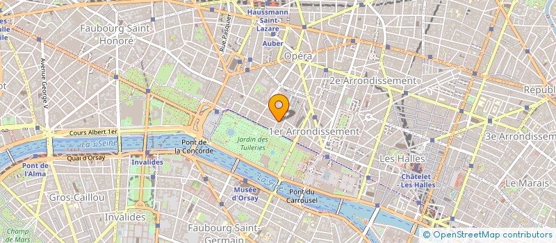 localisation de l'entreprise GALERIE MARWAN HOSS à PARIS