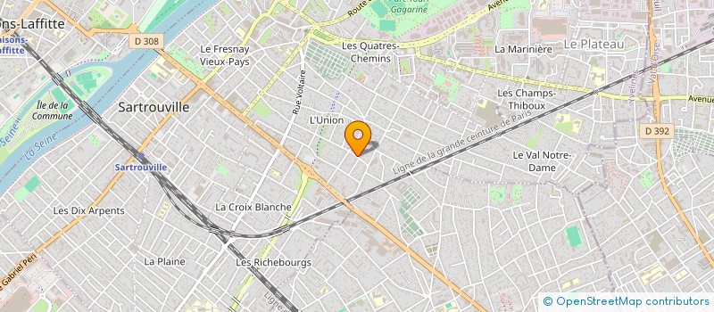 localisation de l'entreprise GALERIE MOLDAVE à SARTROUVILLE