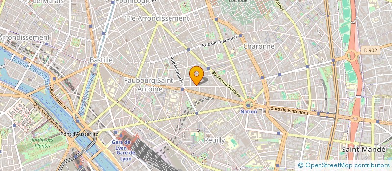 localisation de l'entreprise GALERIE MYRIAM CHAIR  PARIS