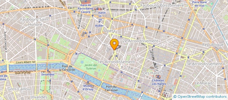 localisation de l'entreprise GALERIE NATIONALE DU JEU DE PAUME  PARIS